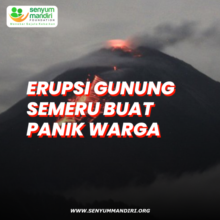 Indonesia Tengah Berduka Erupsi Gunung Semeru Buat Panik Warga