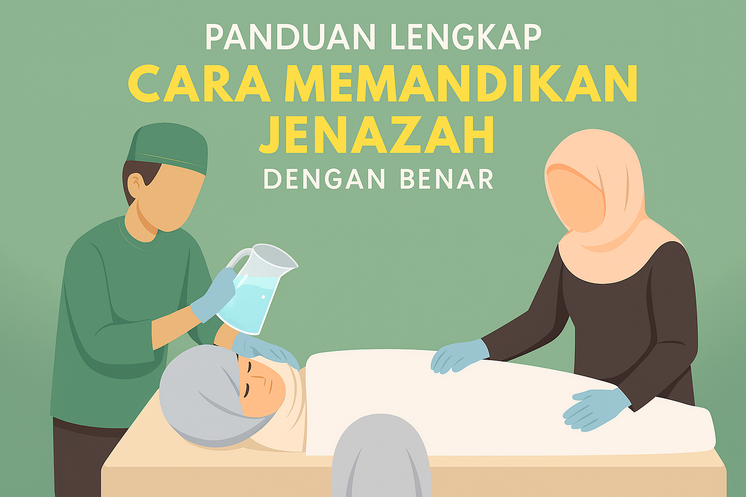 niat memandikan jenazah
