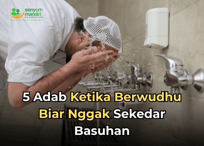 adab ketika berwudhu