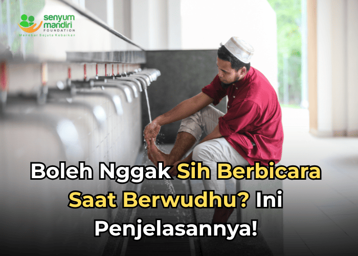 berbicara saat berwudhu