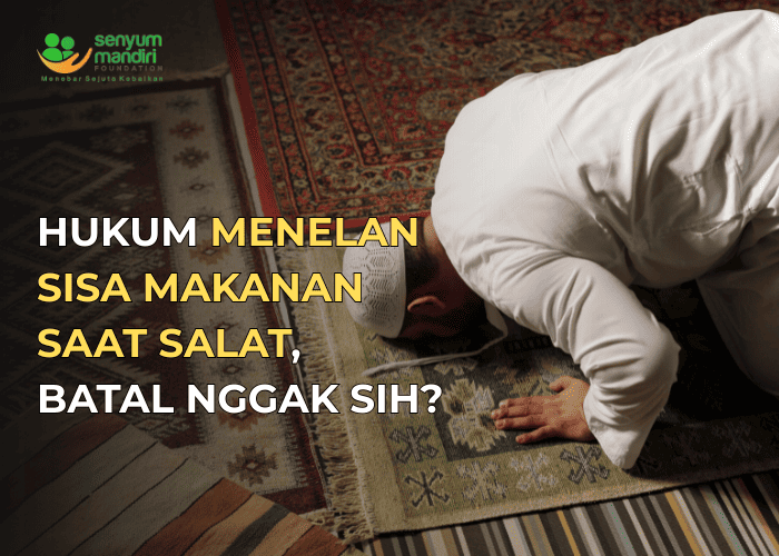 hukum menelan sisa makanan