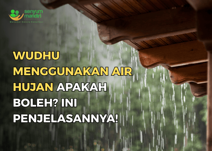 wudhu menggunakan air hujan